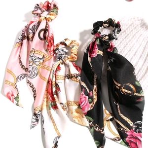 3 Scarf Hair Ties